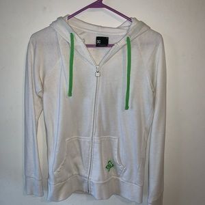 DC zip up sweater